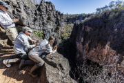 Mirante da Dolina dos Macacos, viewpoint for the entrance to Gruta do Janelão