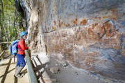 Cave paintings, Lapa dos Desenhos, Cavernas do Peruaçu National Park