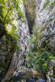 Entrance to Gruta da Casa de Pedra, São Paulo , tallest cave entrance in the world